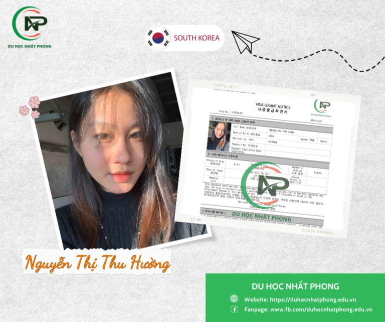 VINH DANH: NGUYỄN THỊ THU HƯỜNG - ĐẠI HỌC SOONGSIL TOP 2